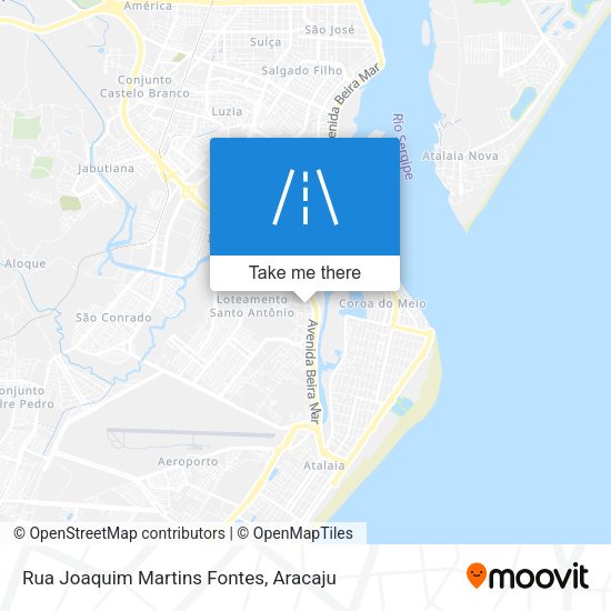 Rua Joaquim Martins Fontes map