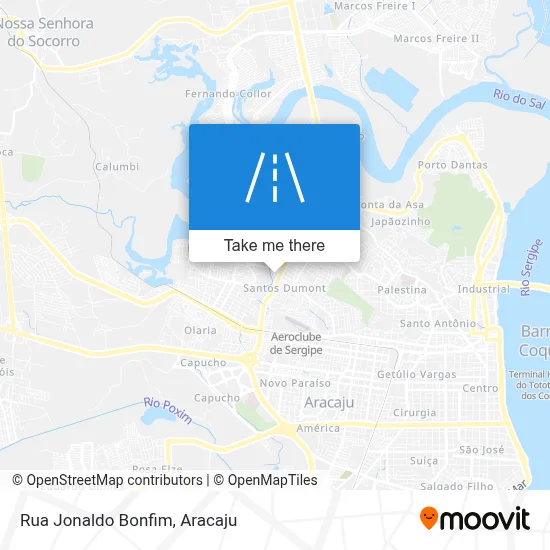 Rua Jonaldo Bonfim map