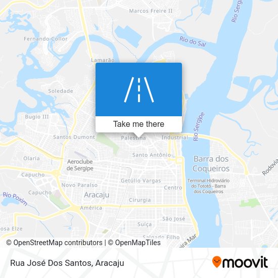 Rua José Dos Santos map