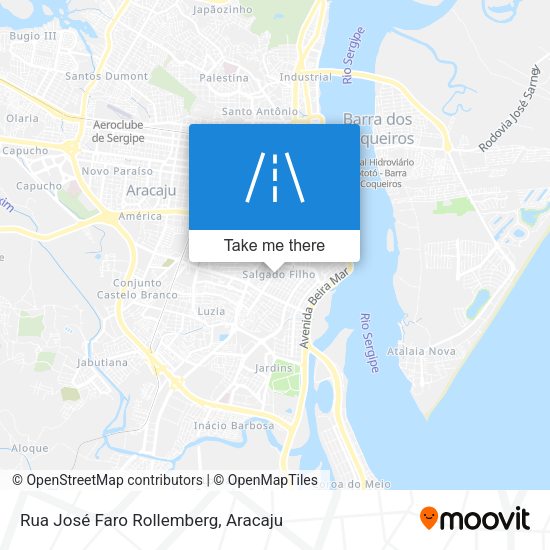 Rua José Faro Rollemberg map