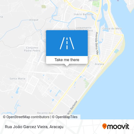Rua João Garcez Vieira map