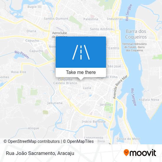 Rua João Sacramento map