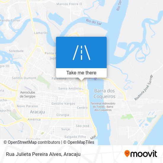 Rua Julieta Pereira Alves map