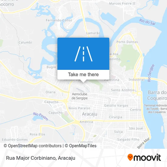 Rua Major Corbiniano map