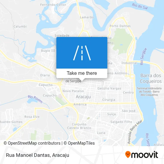 Rua Manoel Dantas map