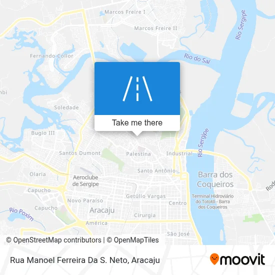 Rua Manoel Ferreira Da S. Neto map