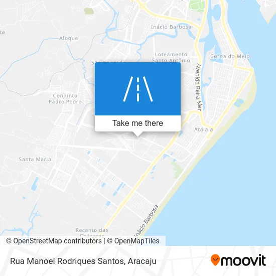 Rua Manoel Rodriques Santos map
