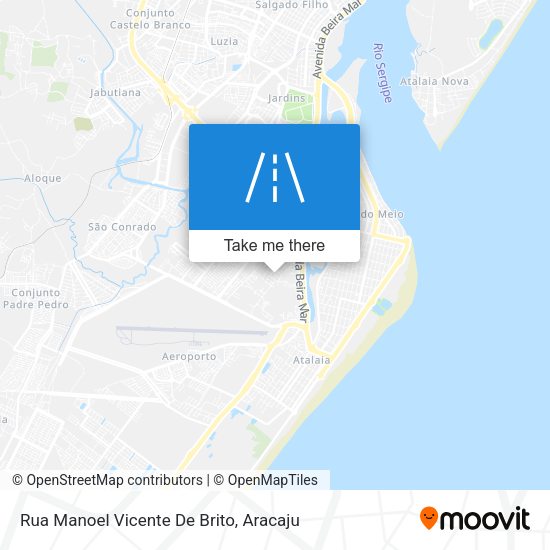 Rua Manoel Vicente De Brito map