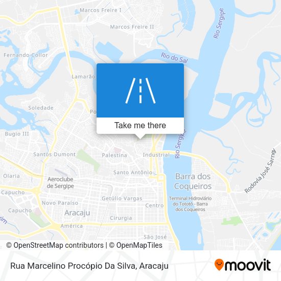 Rua Marcelino Procópio Da Silva map