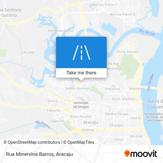 Rua Minervina Barros map