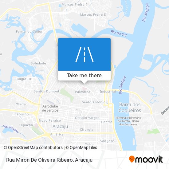 Mapa Rua Miron De Oliveira Ribeiro