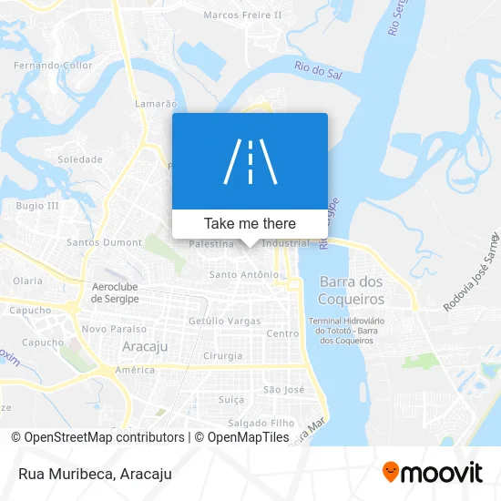 Rua Muribeca map