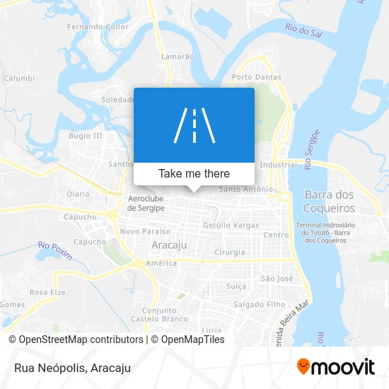Rua Neópolis map