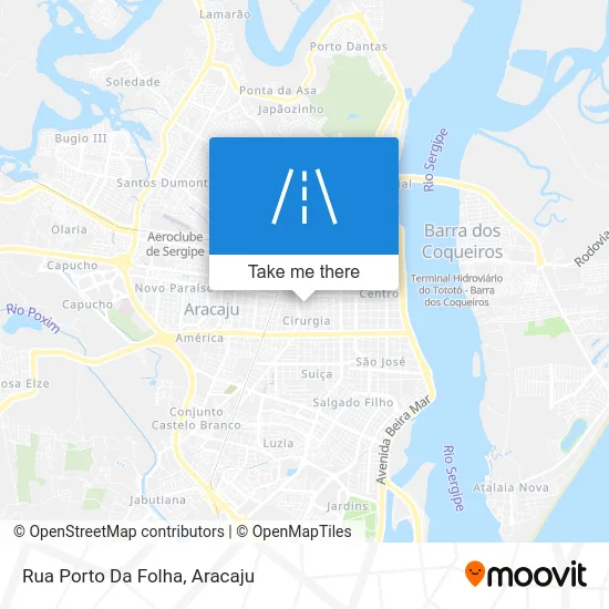 Rua Porto Da Folha map