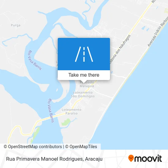 Rua Primavera Manoel Rodrigues map