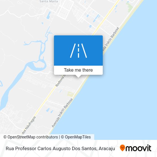 Rua Professor Carlos Augusto Dos Santos map