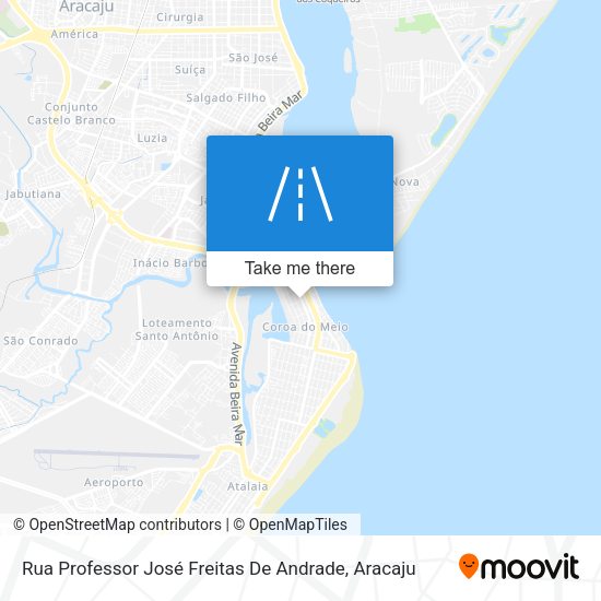 Rua Professor José Freitas De Andrade map