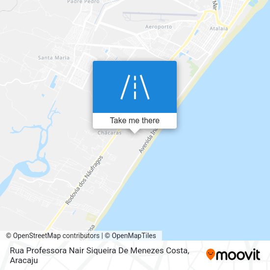 Rua Professora Nair Siqueira De Menezes Costa map
