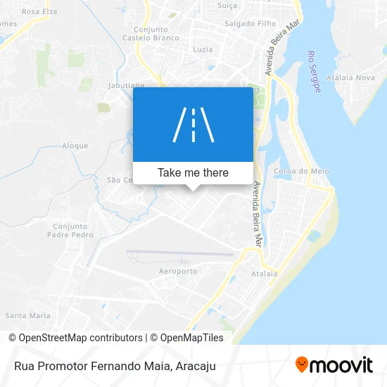 Rua Promotor Fernando Maia map