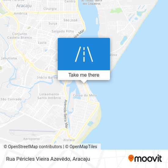 Rua Péricles Vieira Azevêdo map
