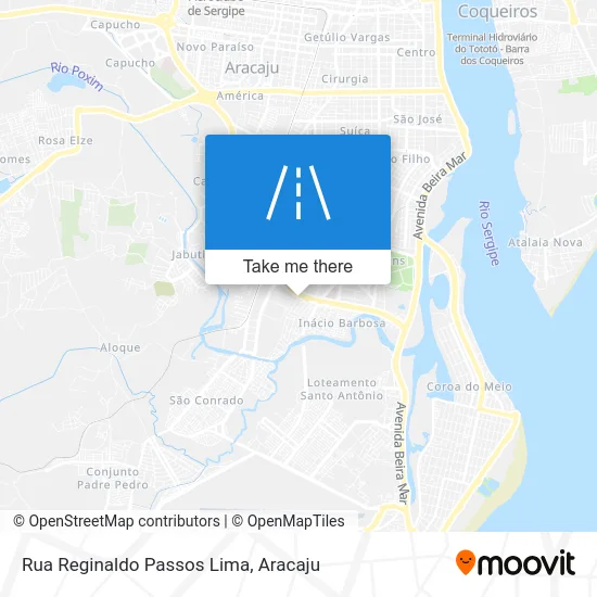 Rua Reginaldo Passos Lima map