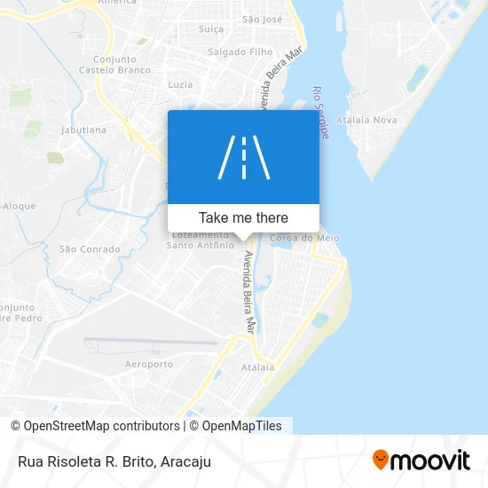 Rua Risoleta R. Brito map