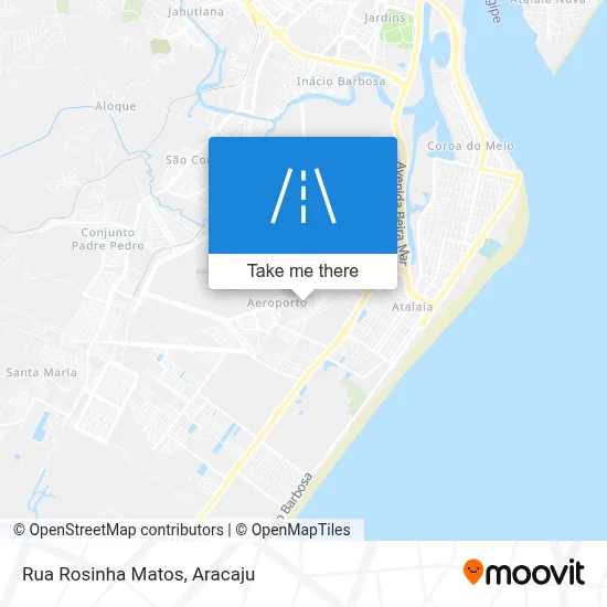 Rua Rosinha Matos map