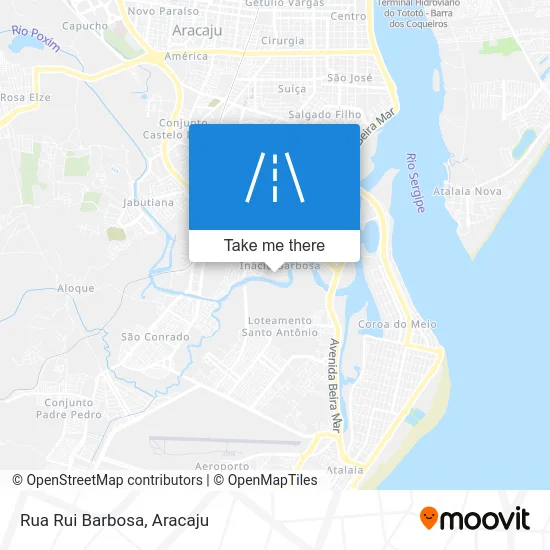 Rua Rui Barbosa map