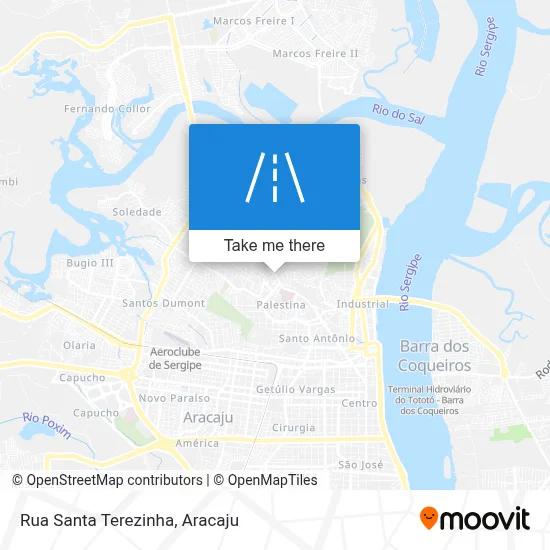 Rua Santa Terezinha map