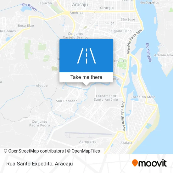 Rua Santo Expedito map