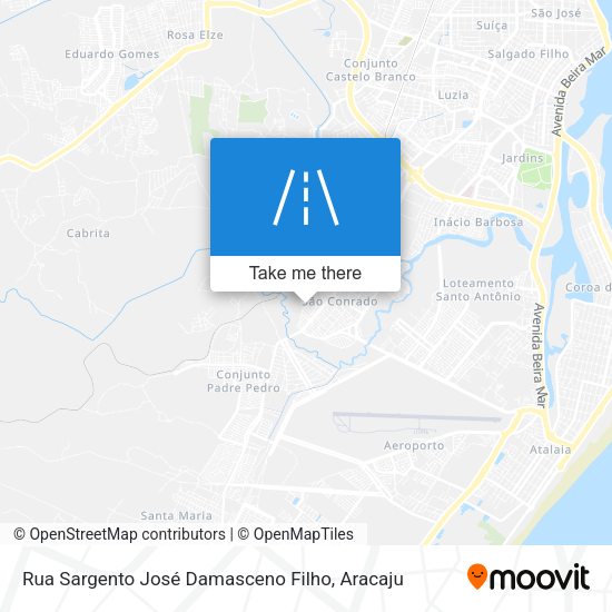 Rua Sargento José Damasceno Filho map