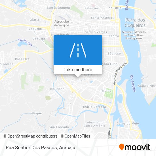 Rua Senhor Dos Passos map