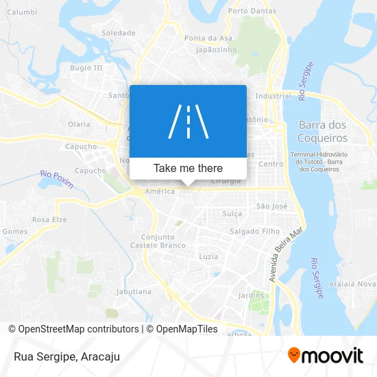 Rua Sergipe map