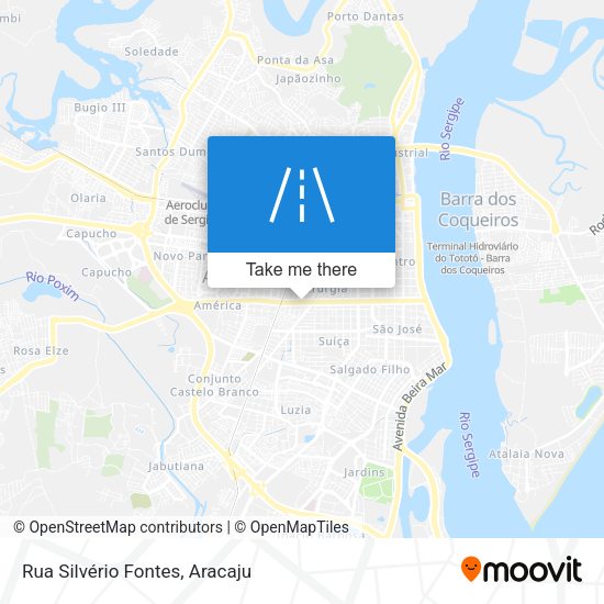 Rua Silvério Fontes map
