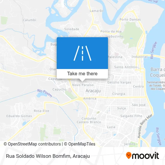 Rua Soldado Wilson Bomfim map