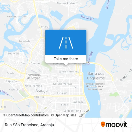 Rua São Francisco map