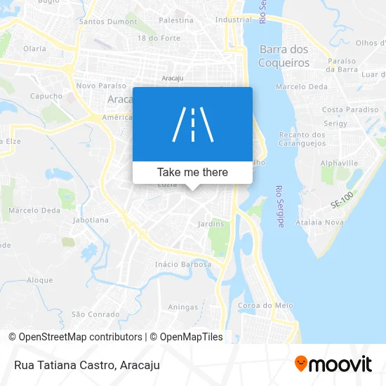 Rua Tatiana Castro map
