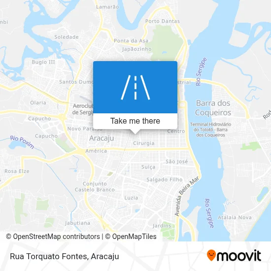 Rua Torquato Fontes map