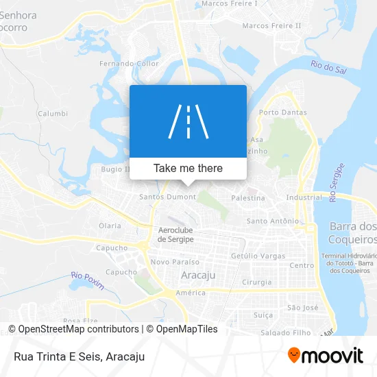 Rua Trinta E Seis map