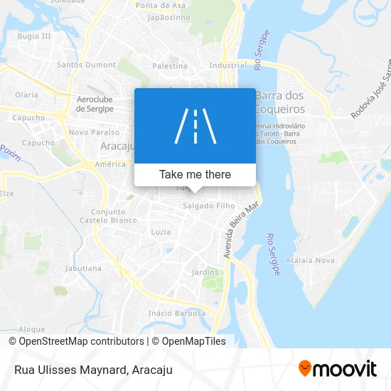 Rua Ulisses Maynard map