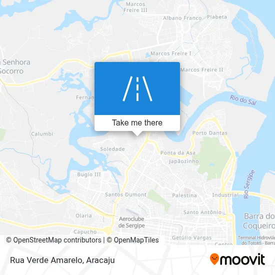 Rua Verde Amarelo map