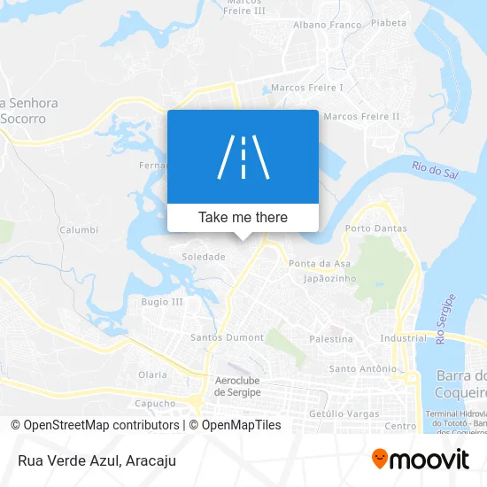 Rua Verde Azul map