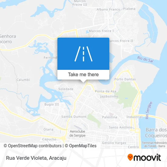 Rua Verde Violeta map