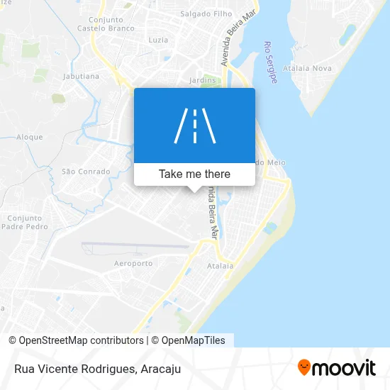 Rua Vicente Rodrigues map