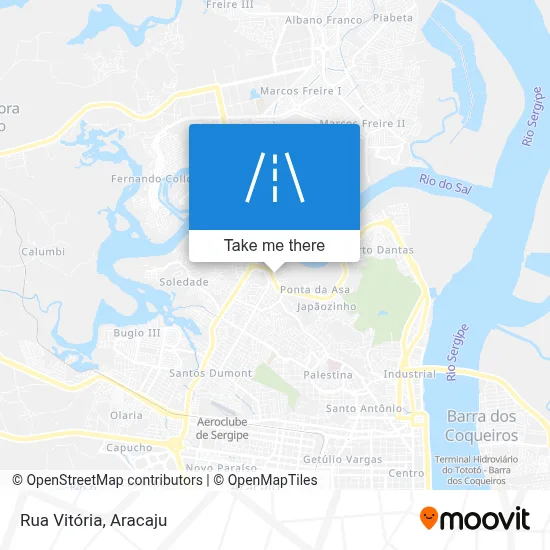 Rua Vitória map