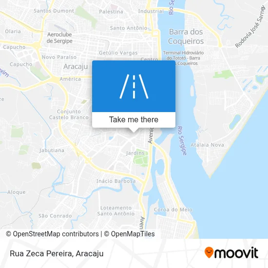 Rua Zeca Pereira map