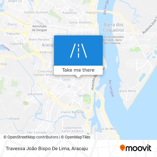 Mapa Travessa João Bispo De Lima