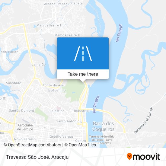 Travessa São José map