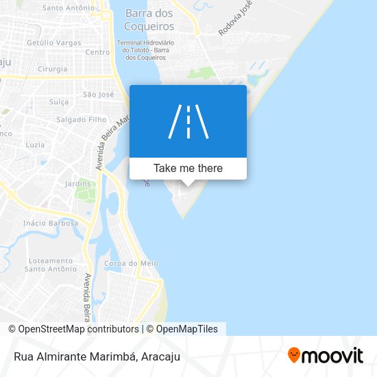 Rua Almirante Marimbá map