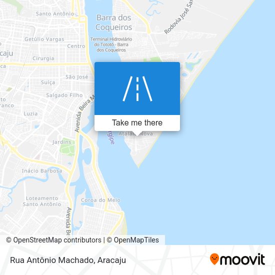 Rua Antônio Machado map